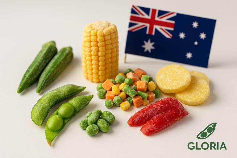 Frozen food exporter to Australia - Gloria Frozen Food